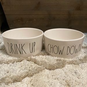 Rae Dunn Dog Bowl Set